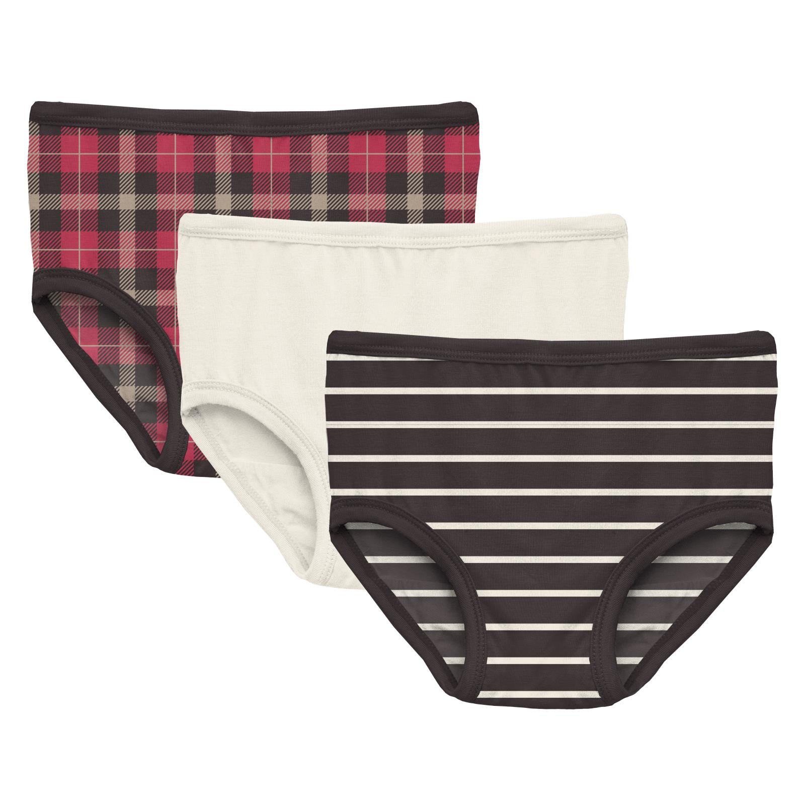 KicKee Pants Girls Print Underwear, Soft Girl Panties, Toddler to Big Kid,  All Day Wear