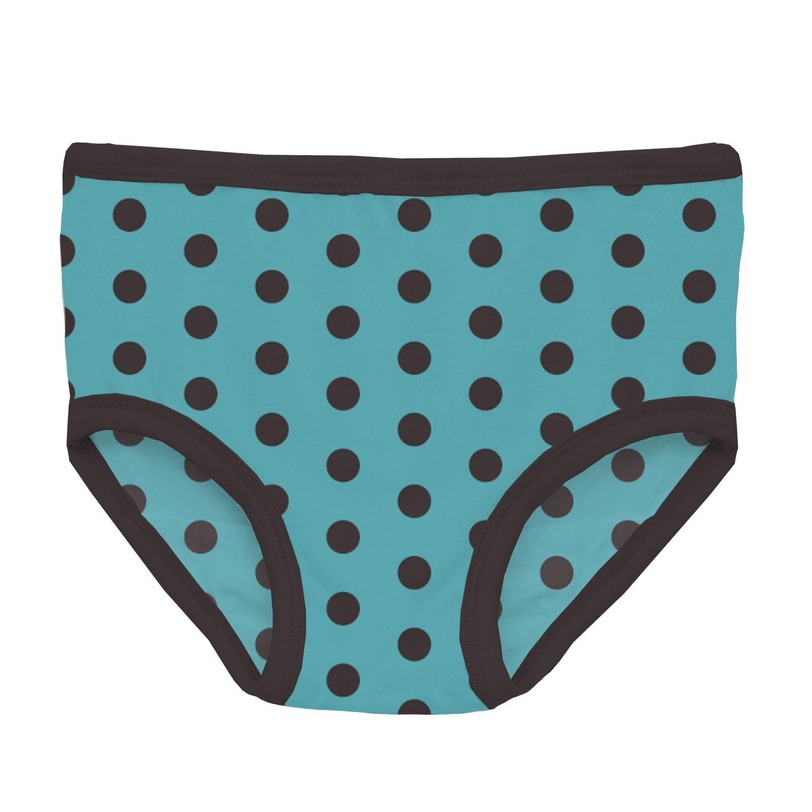 Kickee Pants Print Girl's Underwear - Glacier Wildflowers