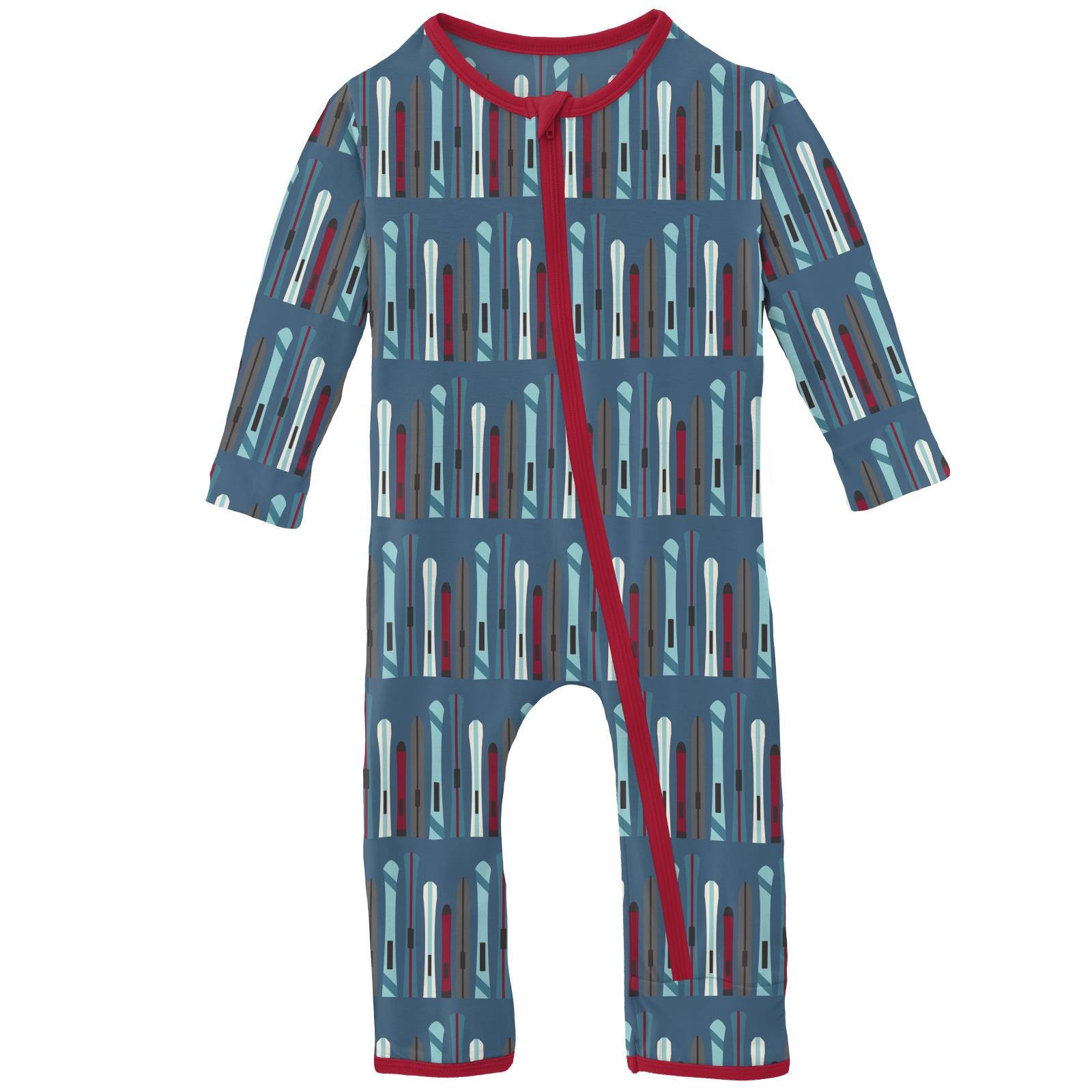Kickee Pants Infant Girl Natural Camper Coverall 6-9 Months New