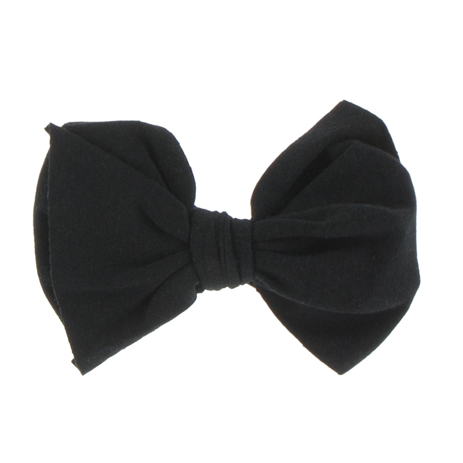 Luxe Skinny Bow with Black Headband in Midnight (285259)