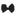 Luxe Skinny Bow with Black Headband in Midnight (285259)