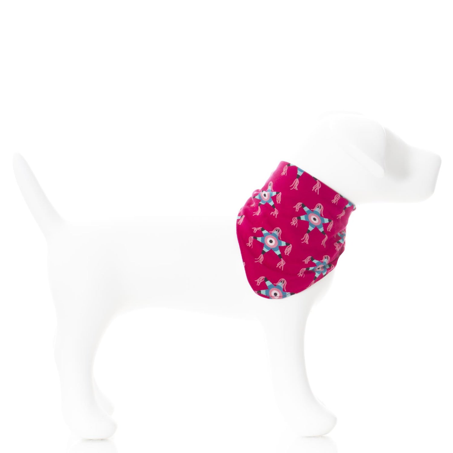 Print Dog Bandana in Rhododendron Pinata