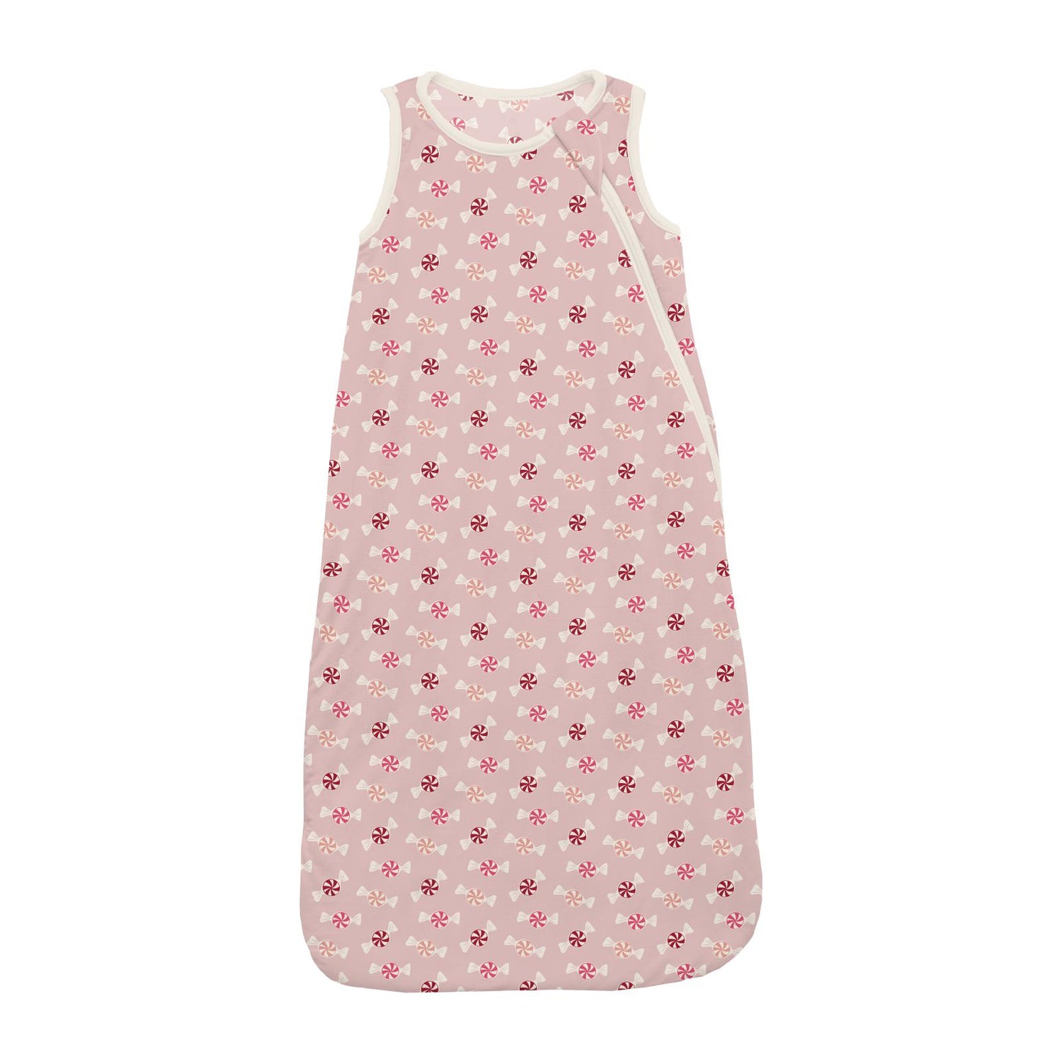 Print Fluffle Sleep Bag in Baby Rose Peppermints