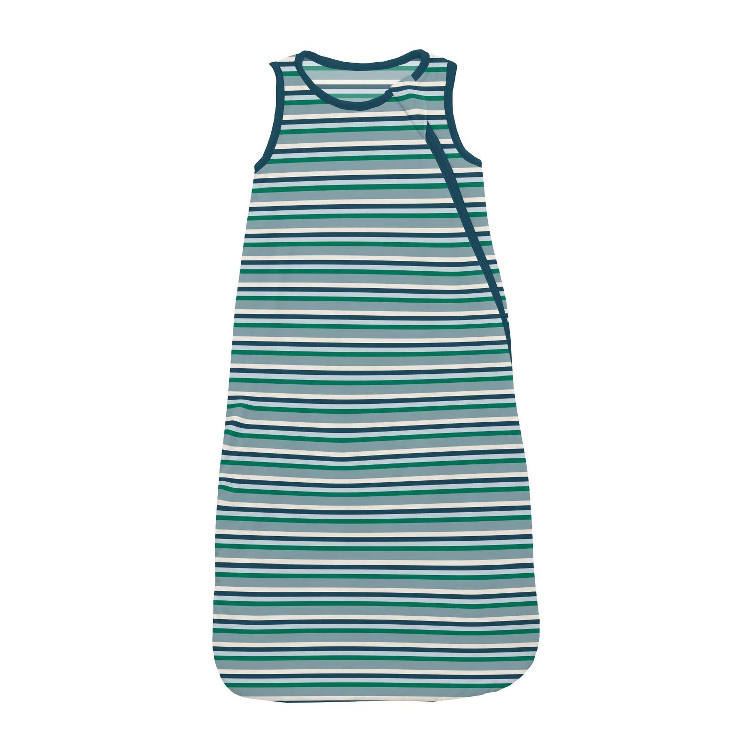 Print Fluffle Sleep Bag in Stormy Sea Stripe