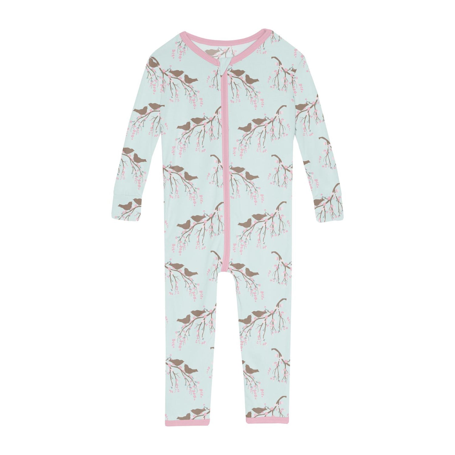 Print Convertible Sleeper with Zipper in Fresh Air Bird Branch (360238)