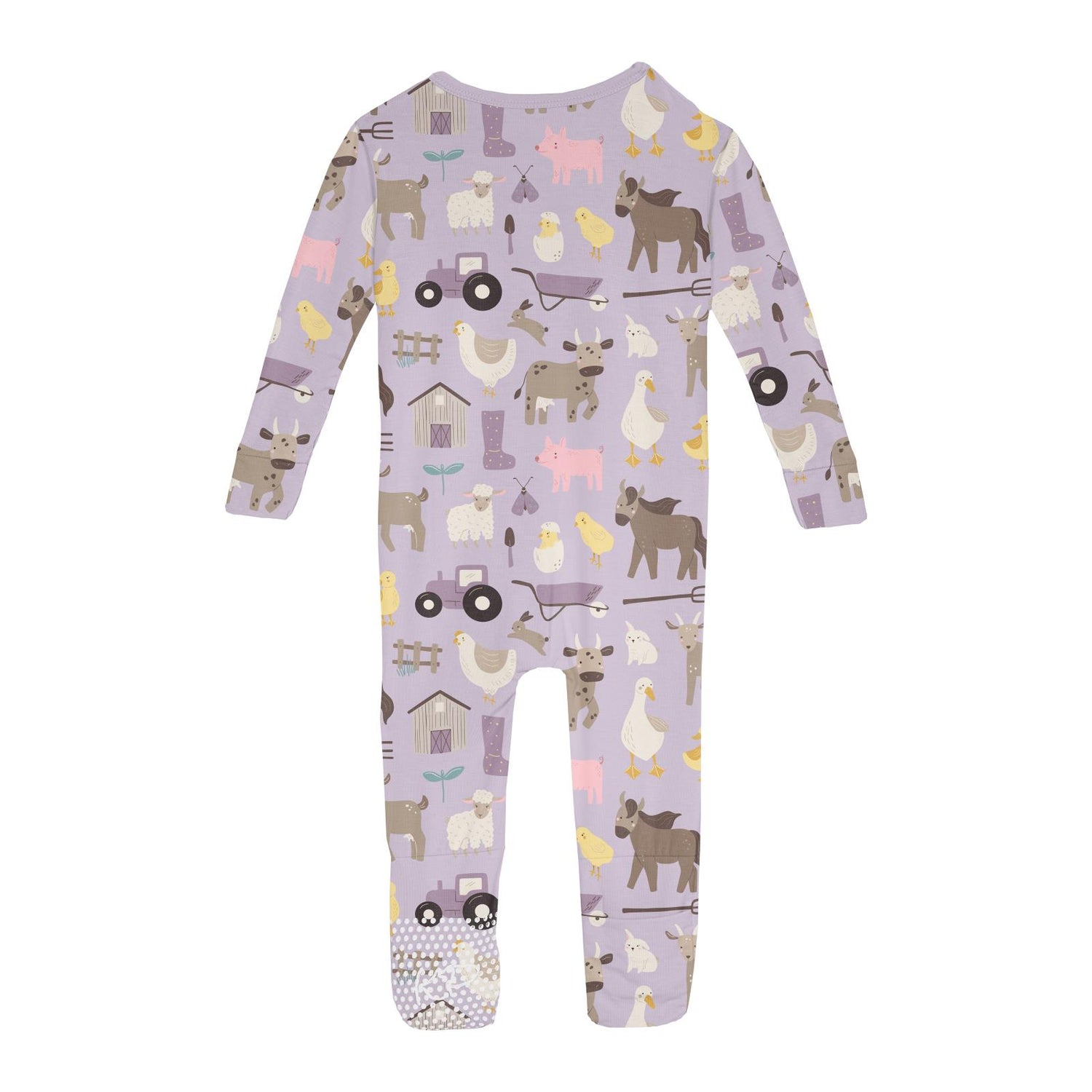 Print Convertible Sleeper with Zipper in Thistle Morning on the Farm (314386)