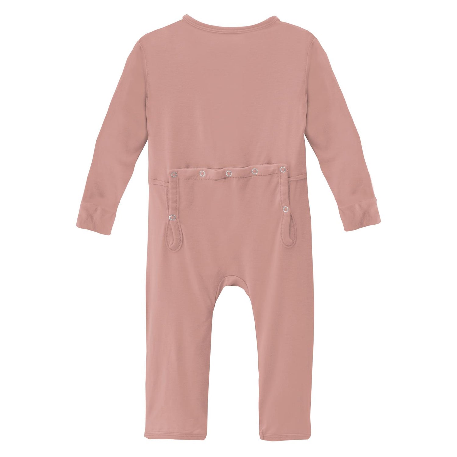 Coverall with Zipper in Blush