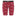 Men's Print Long Boxer Brief with Top Fly in Crimson Magical World