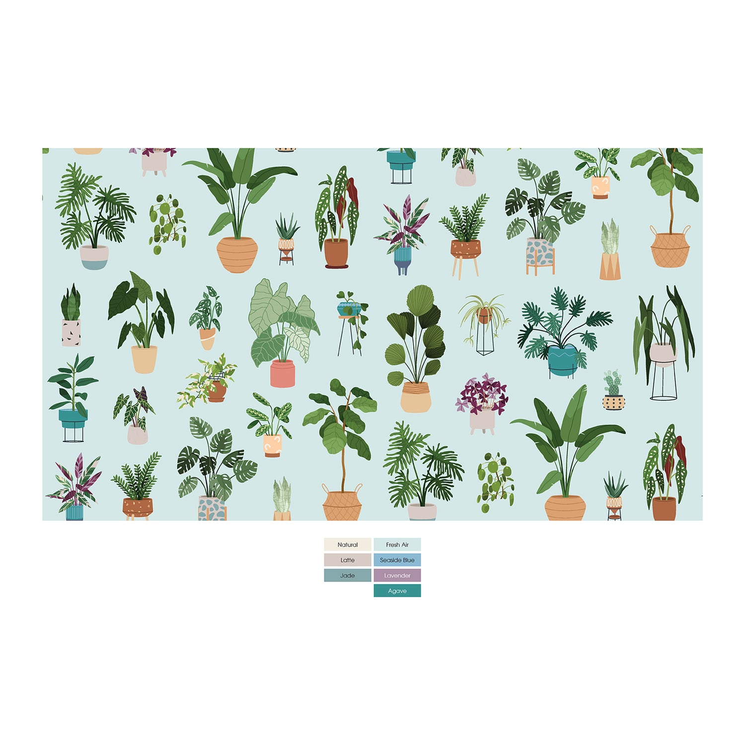 Women's Print Lounge Romper in Fresh Air House Plants (316971)