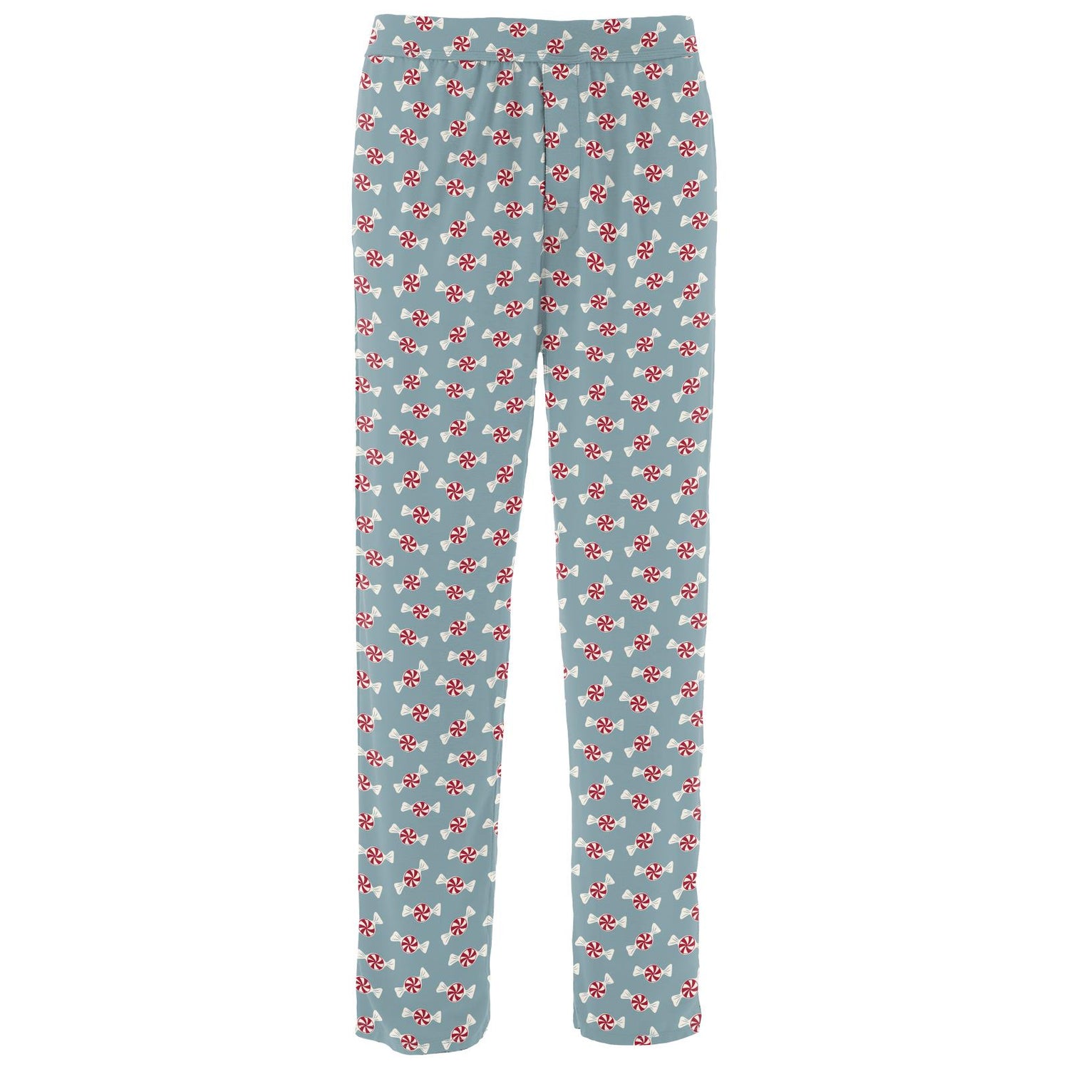 Men's Print Pajama Pants in Stormy Sea Peppermints (300047)