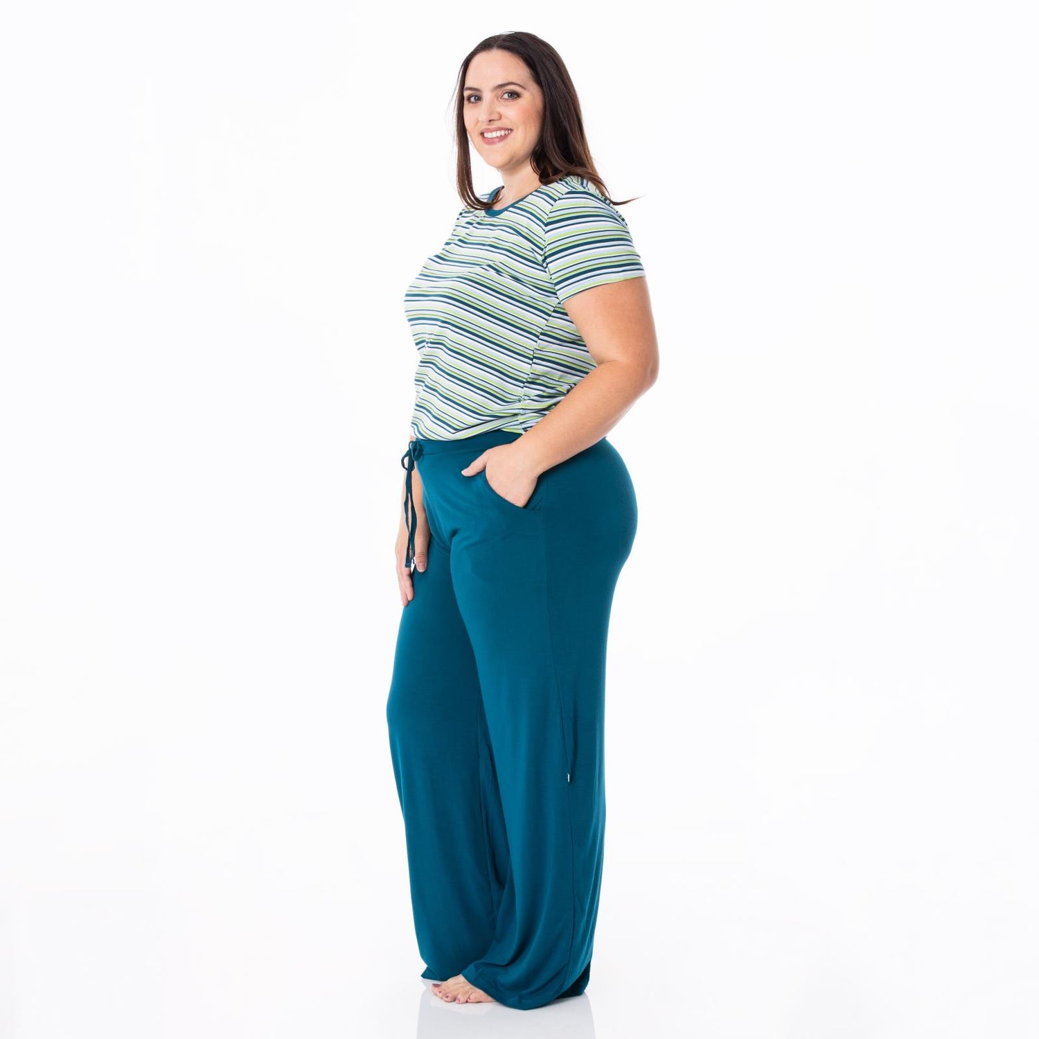 Women's Lounge Pants in Peacock