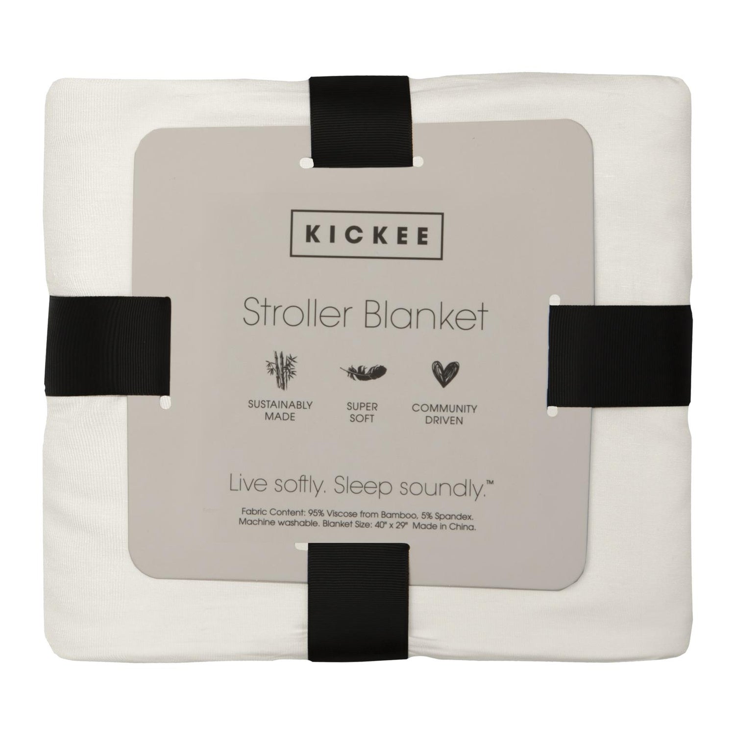 Print Stroller Blanket in Cake Pop Doe & Fawn (356794)