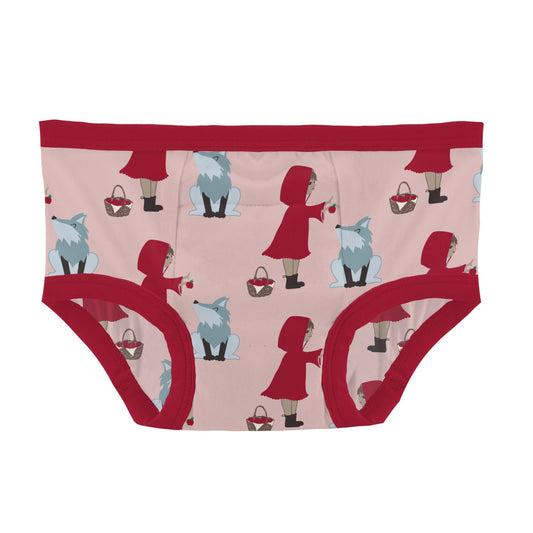 Print Training Pants in Baby Rose Little Red Let's Be Friends