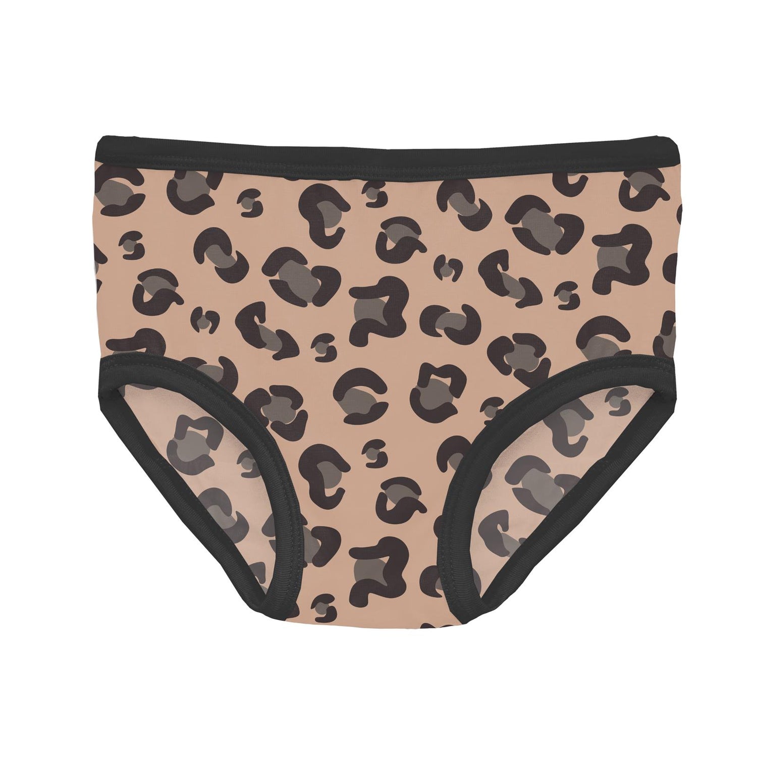 Print Girl's Underwear in Suede Cheetah