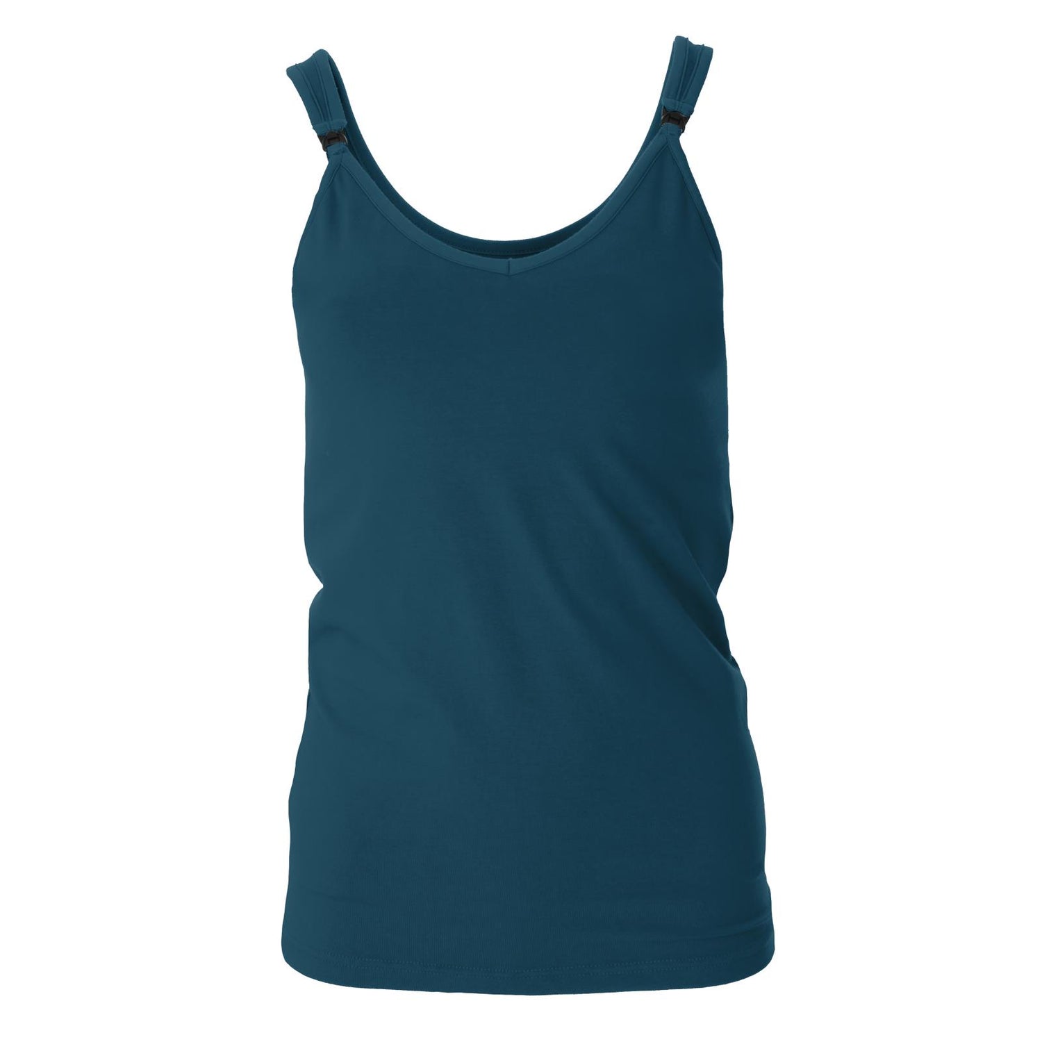 Women's Luxe Nursing Tank in Peacock