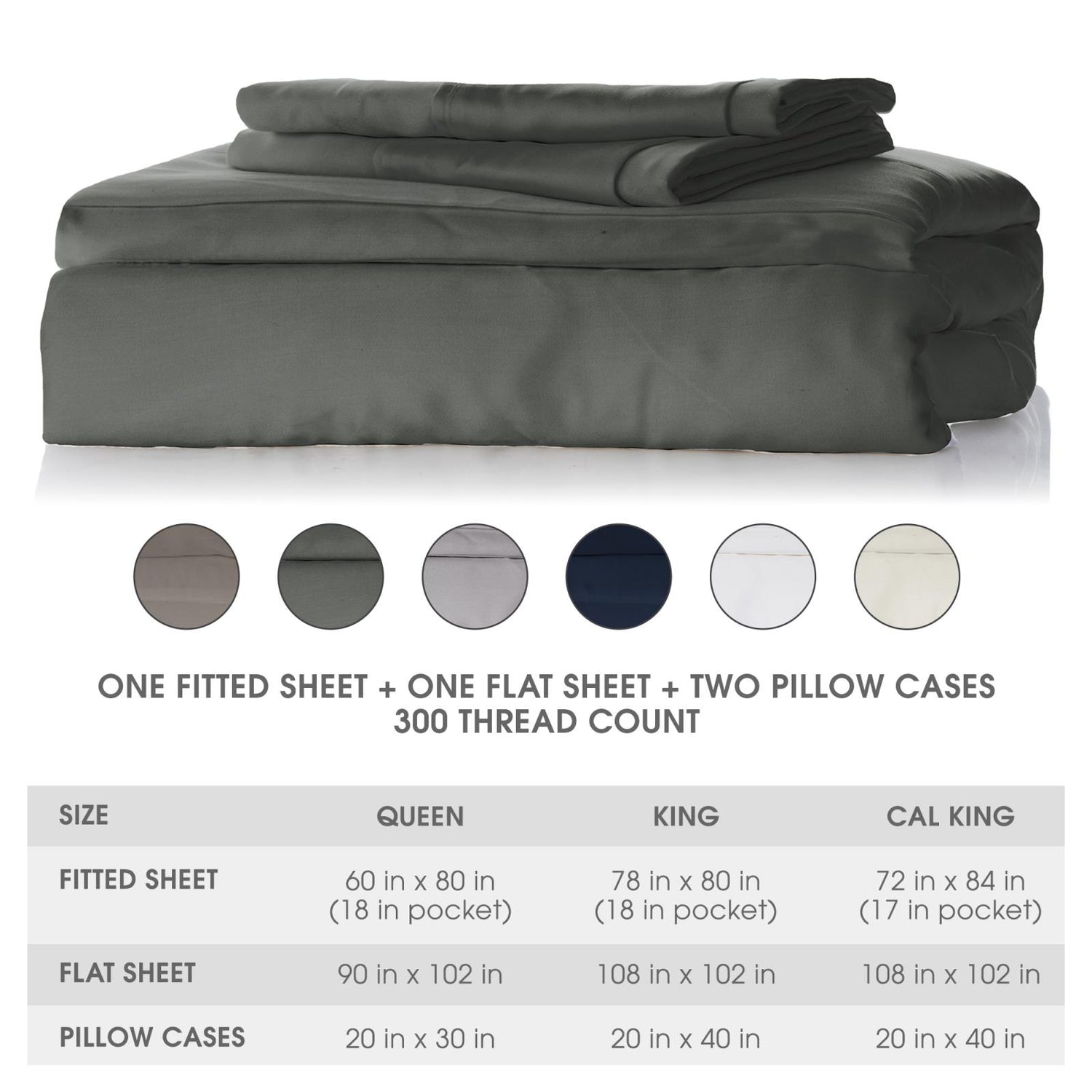 Woven Sheet Set in Stone (359540)