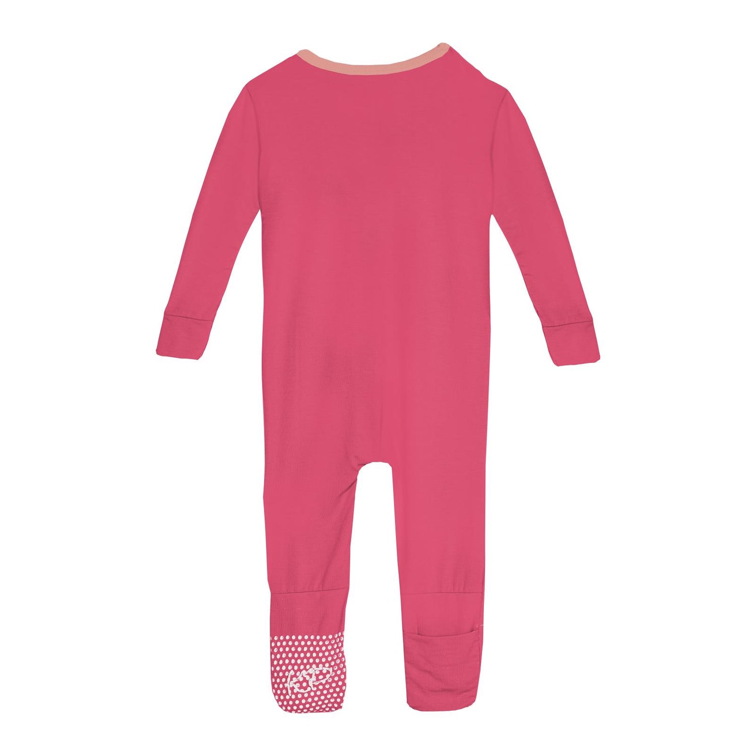 Convertible Sleeper with Zipper in Winter Rose with Blush