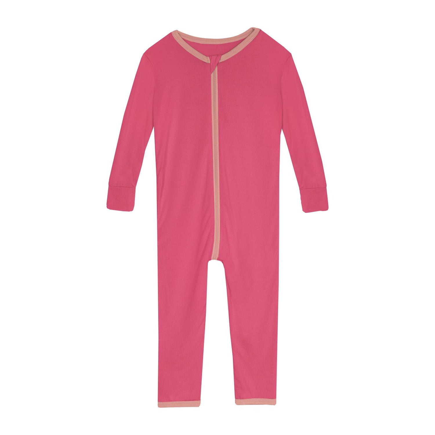 Convertible Sleeper with Zipper in Winter Rose with Blush