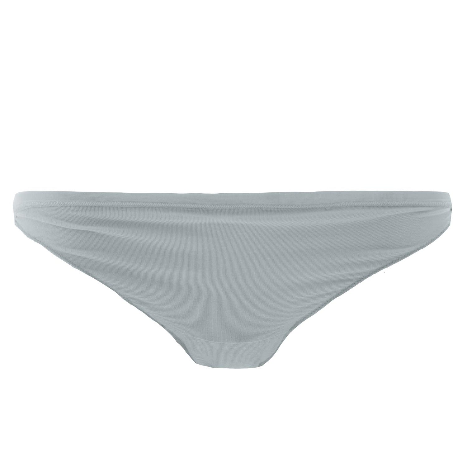 Women's Solid Bikini Brief in Pearl Blue