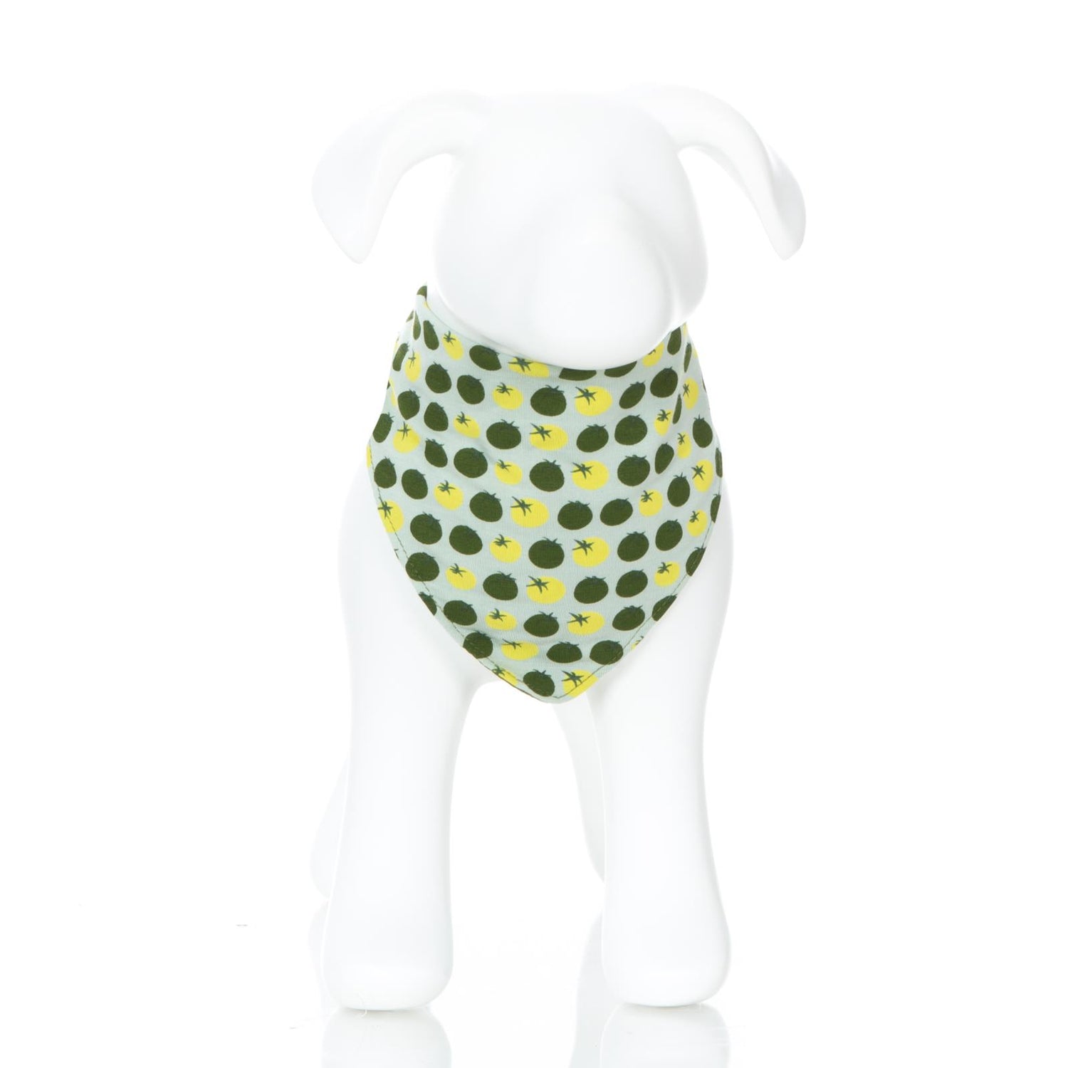 Print Dog Bandana in Aloe Tomatoes