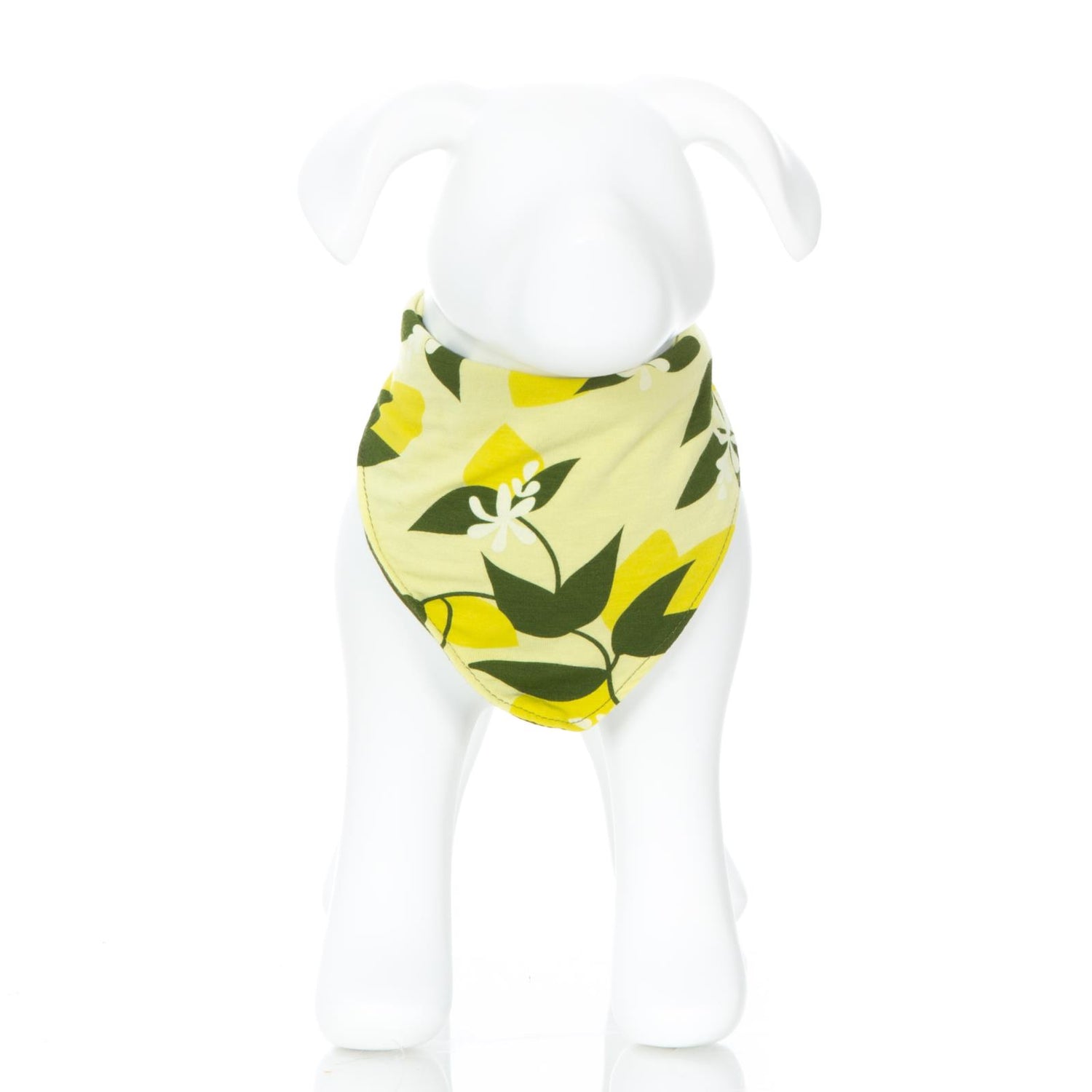 Print Dog Bandana in Lime Blossom Lemon Tree