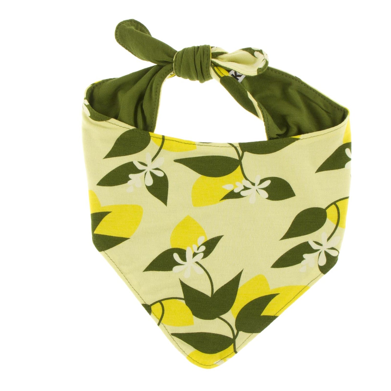 Print Dog Bandana in Lime Blossom Lemon Tree