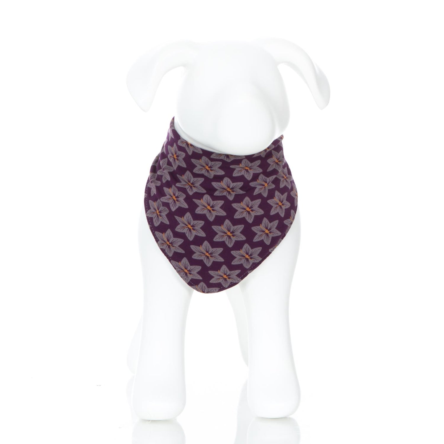 Print Dog Bandana in Wine Grapes Saffron