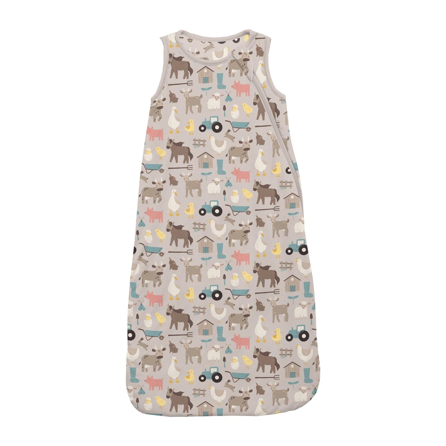 Print Fluffle Sleep Bag in Latte Morning on the Farm (315189)