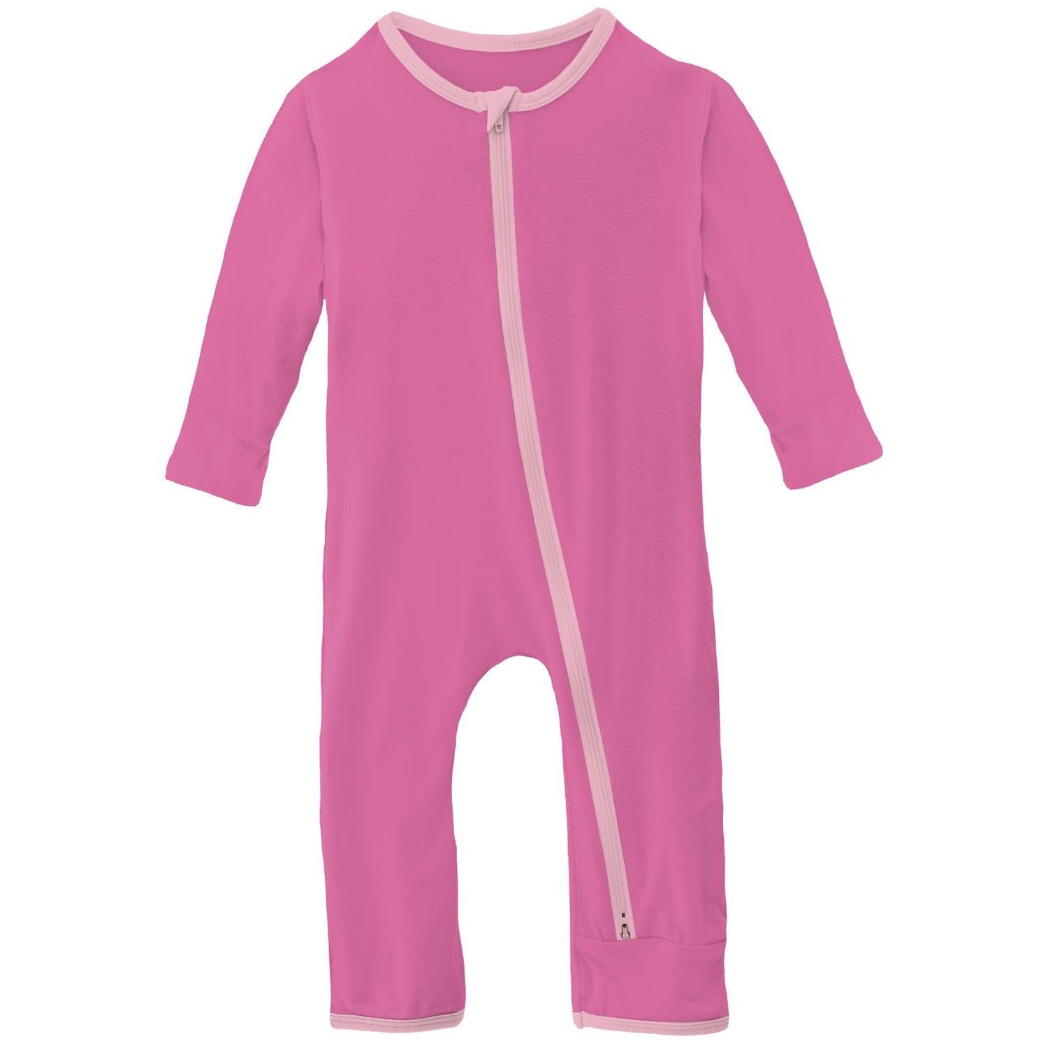 Applique Coverall with 2 Way Zipper in Tulip Flying Pig