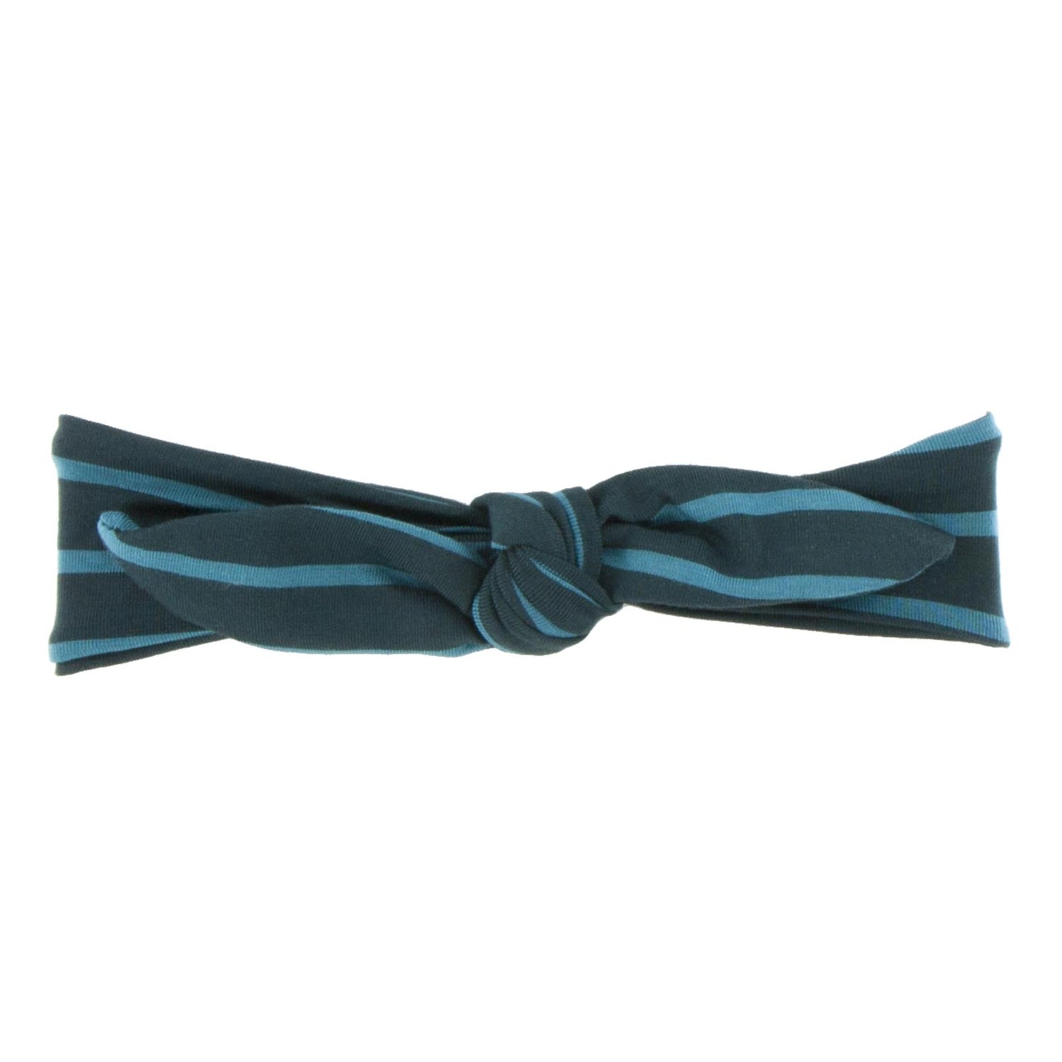 Print Bow Headband in Boy Tundra Stripe (193834)