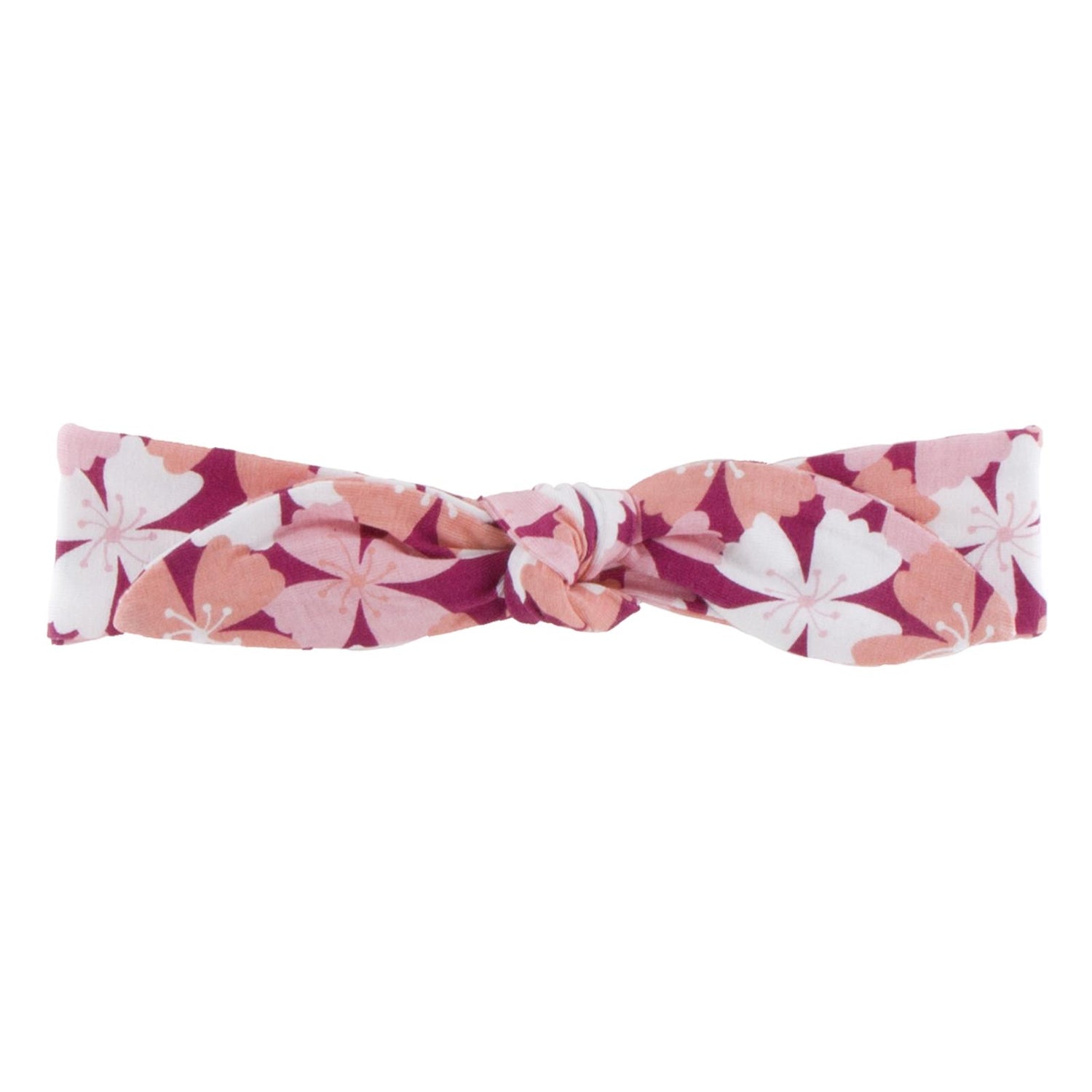 Print Bow Headband in Apple Blossom (194164)