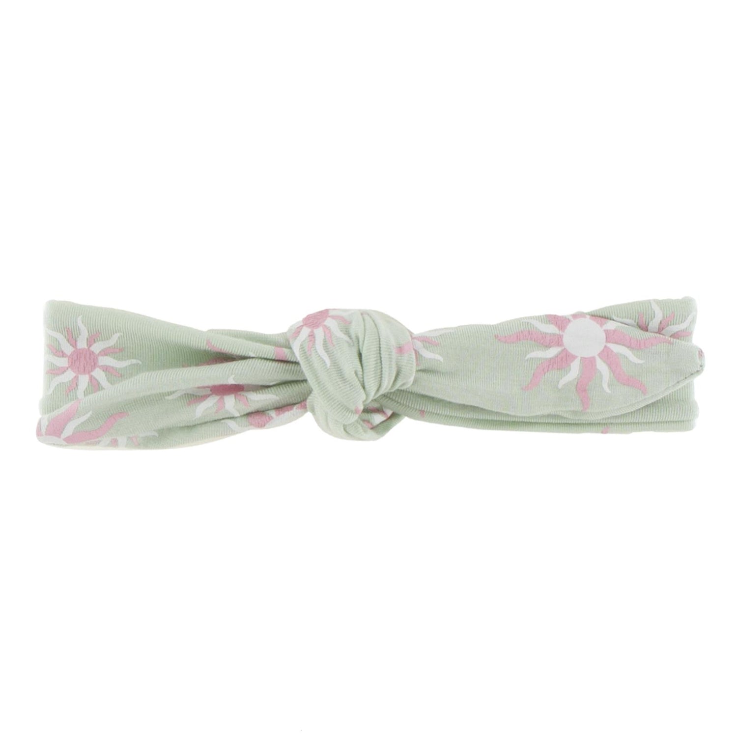 Print Bow Headband in Aloe Sunshine (196984)