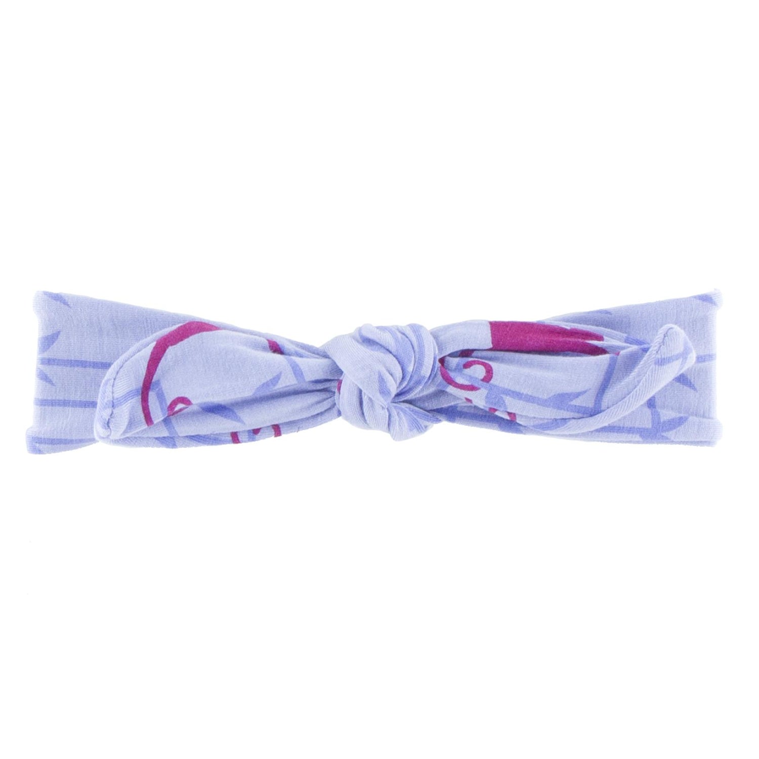 Print Bow Headband in Lilac Forest Monkey (196092)