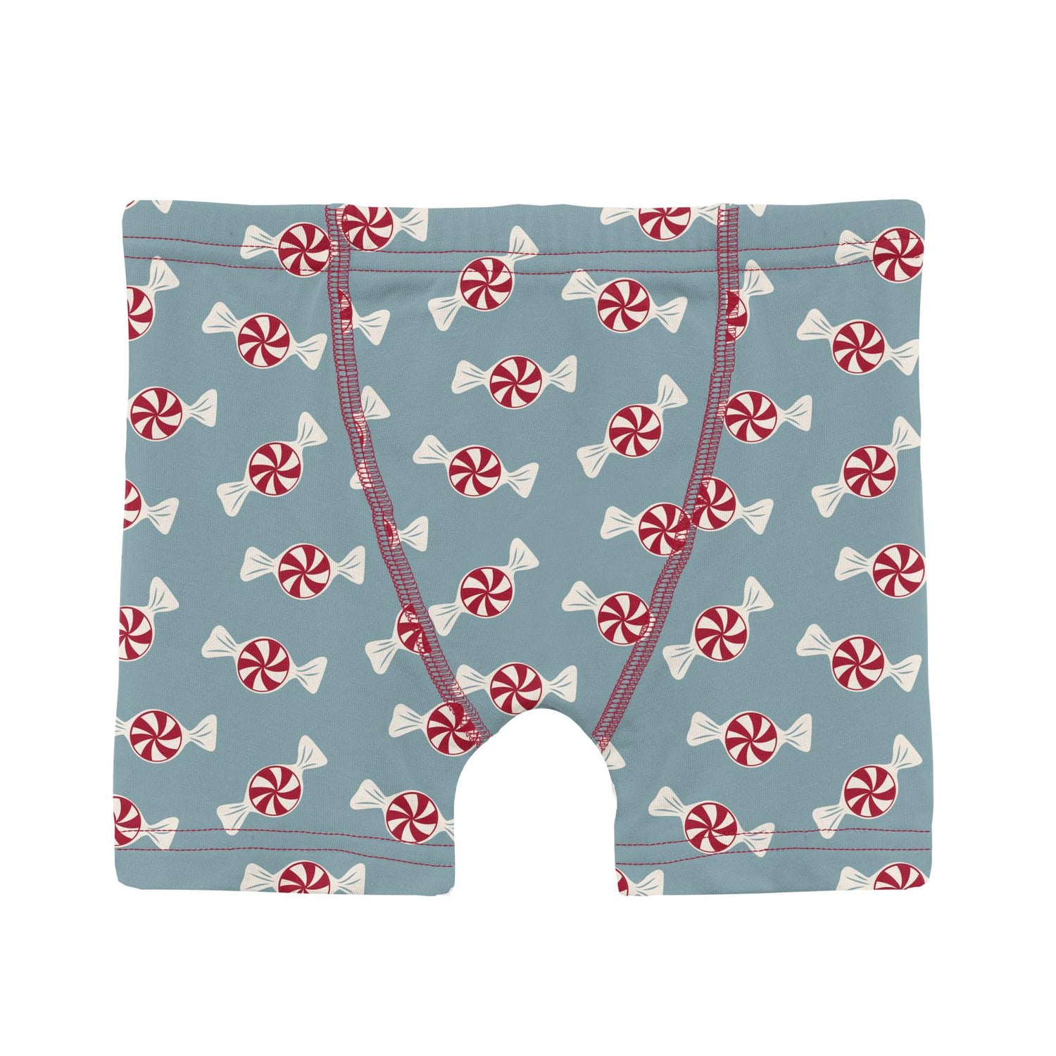 Print Boy's Boxer Brief in Stormy Sea Peppermints