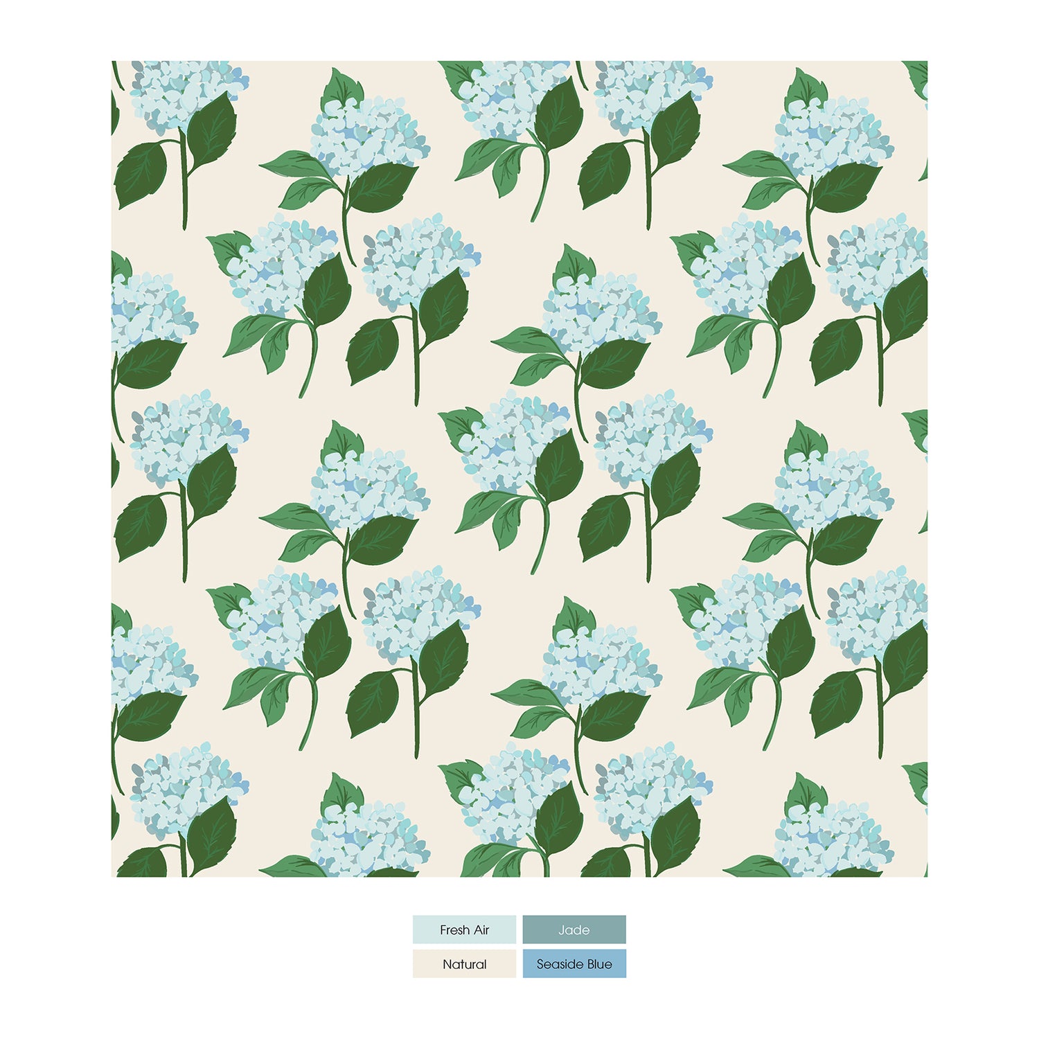 Print Girl's Underwear in Hydrangea Bouquet (315516)