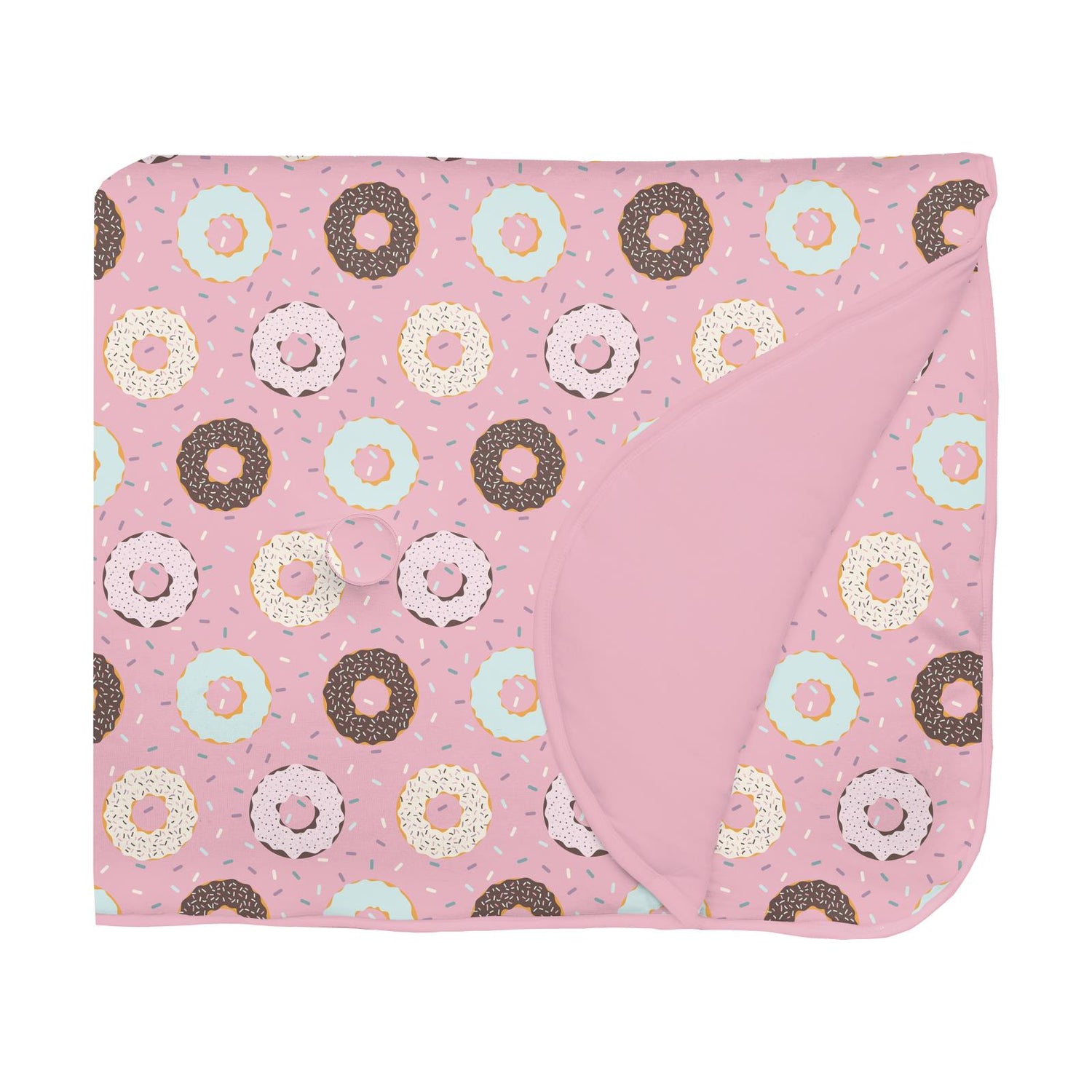 Print Fluffle Stroller Blanket with Embroidery in Cake Pop Donuts and Sprinkles (313898)