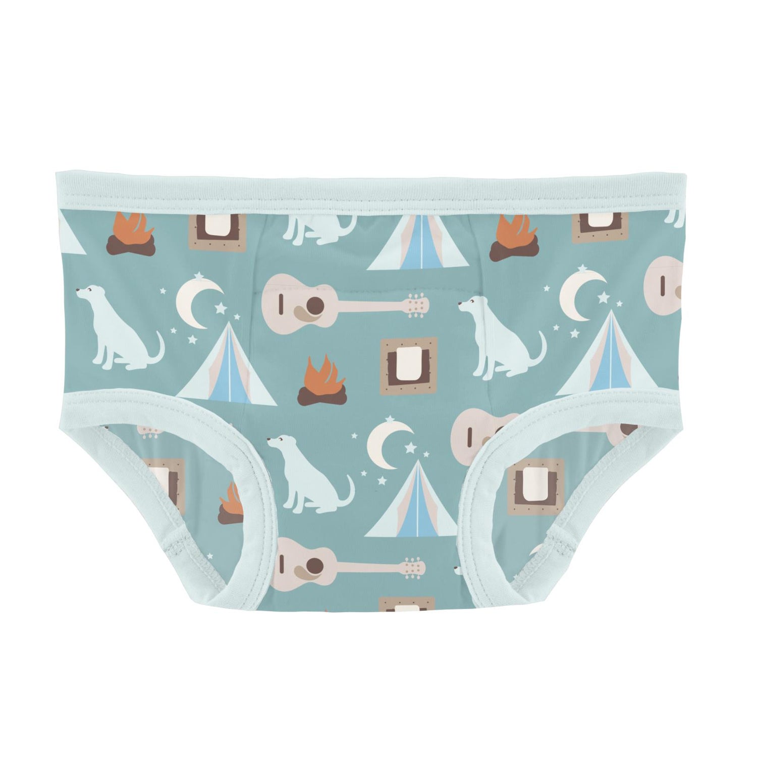 Print Training Pants in Jade Campfire (360194)