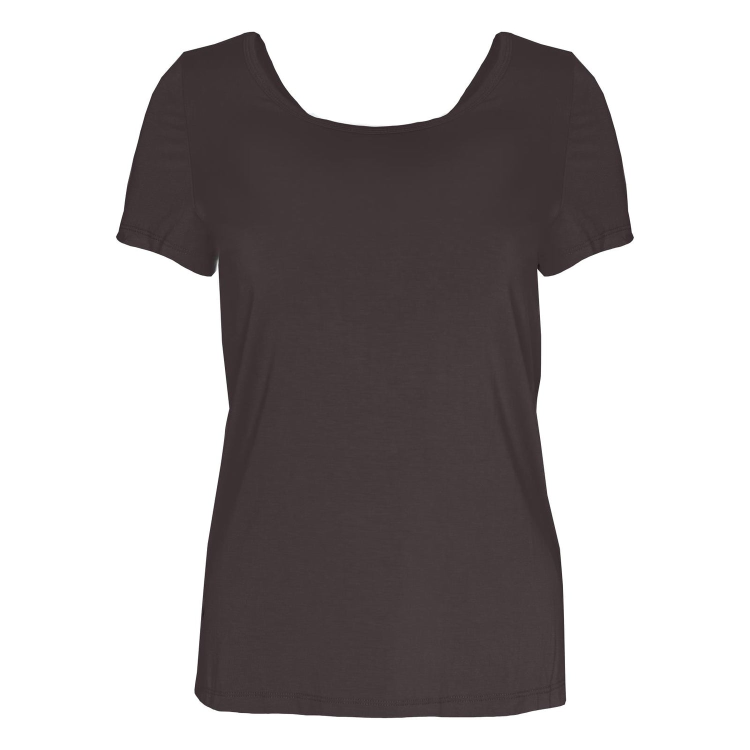 Women's Short Sleeve Twist-Back Tee in Midnight (322481)