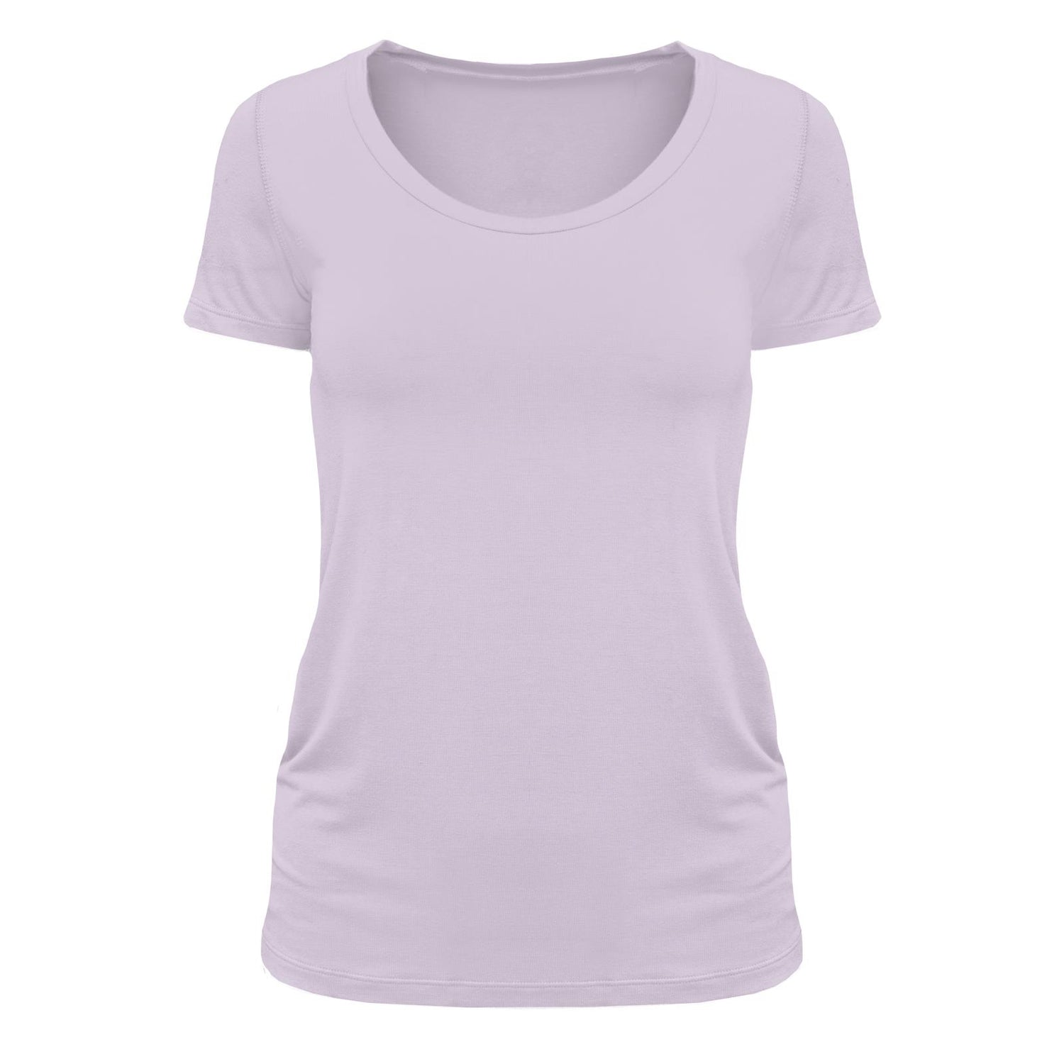 Women's Short Sleeve Scoop Neck Tee in Thistle (322678)