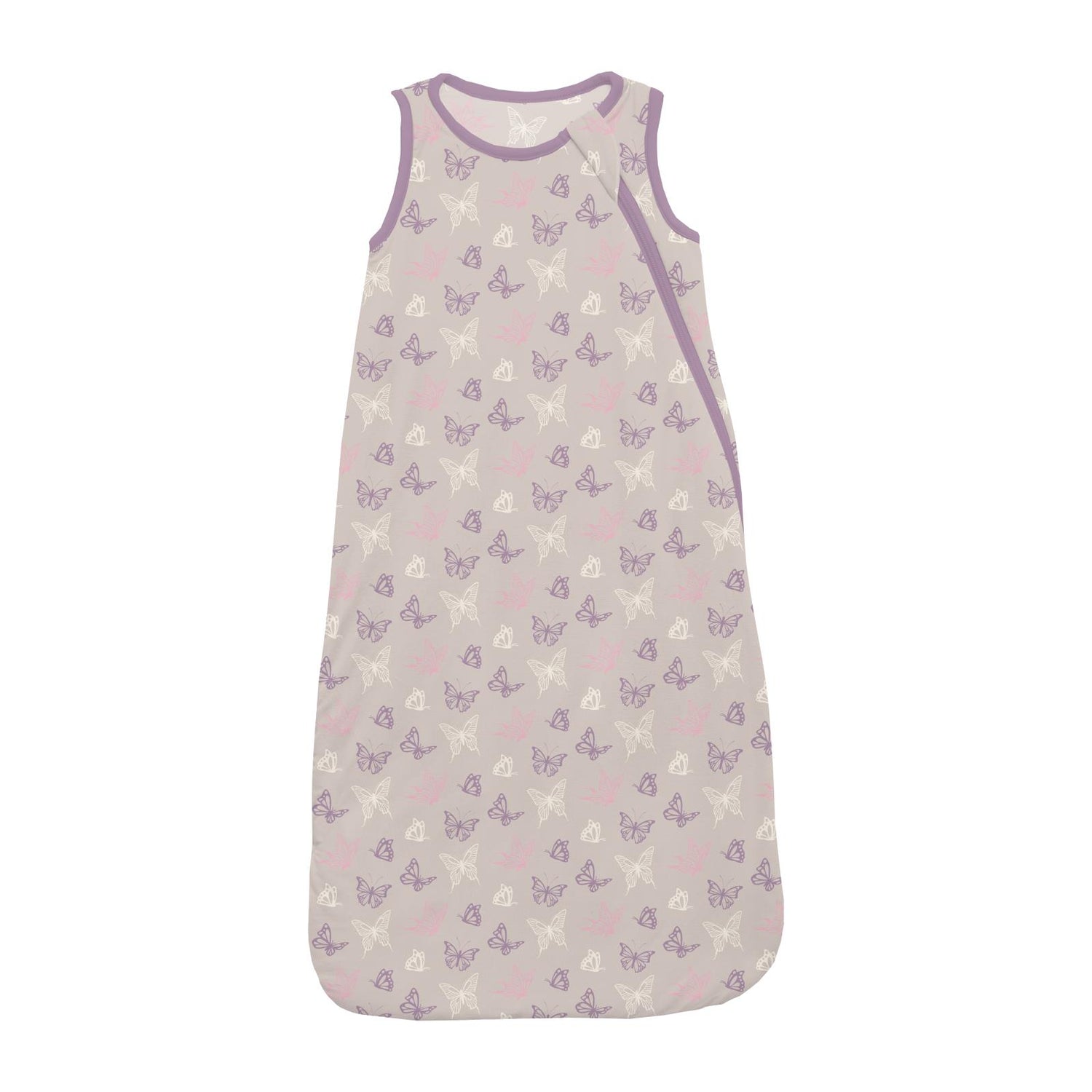 Print Fluffle Sleep Bag in Latte Butterflies (321812)