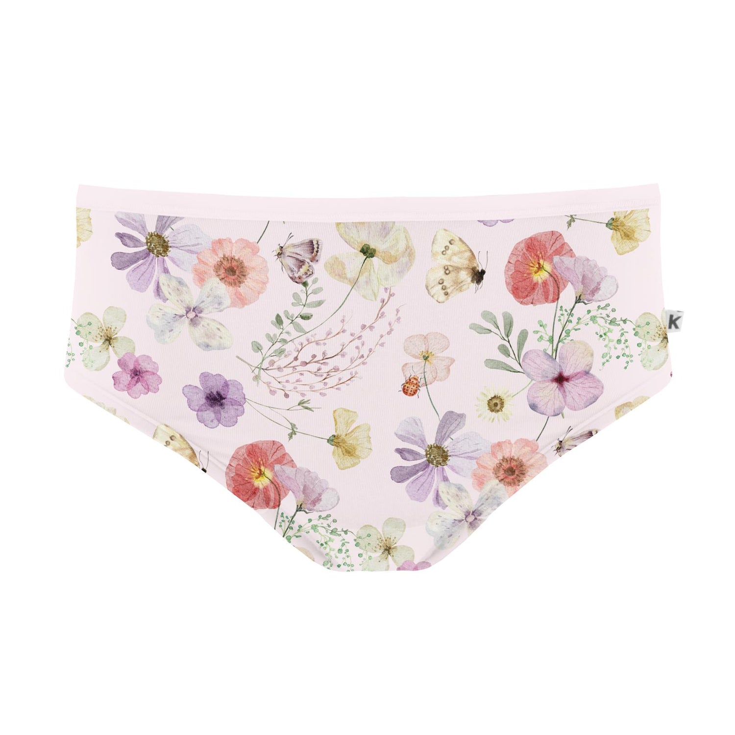 Women's Print Classic Brief in Shrinking Violet Pressed Flowers (322563)