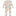 Print Coverall with 2 Way Zipper in Natural BBQ (319010)