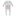 Print Classic Ruffle Footie with 2 Way Zipper in Fresh Air Bird Branch