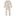 Print Coverall with 2 Way Zipper in Natural BBQ (319298)