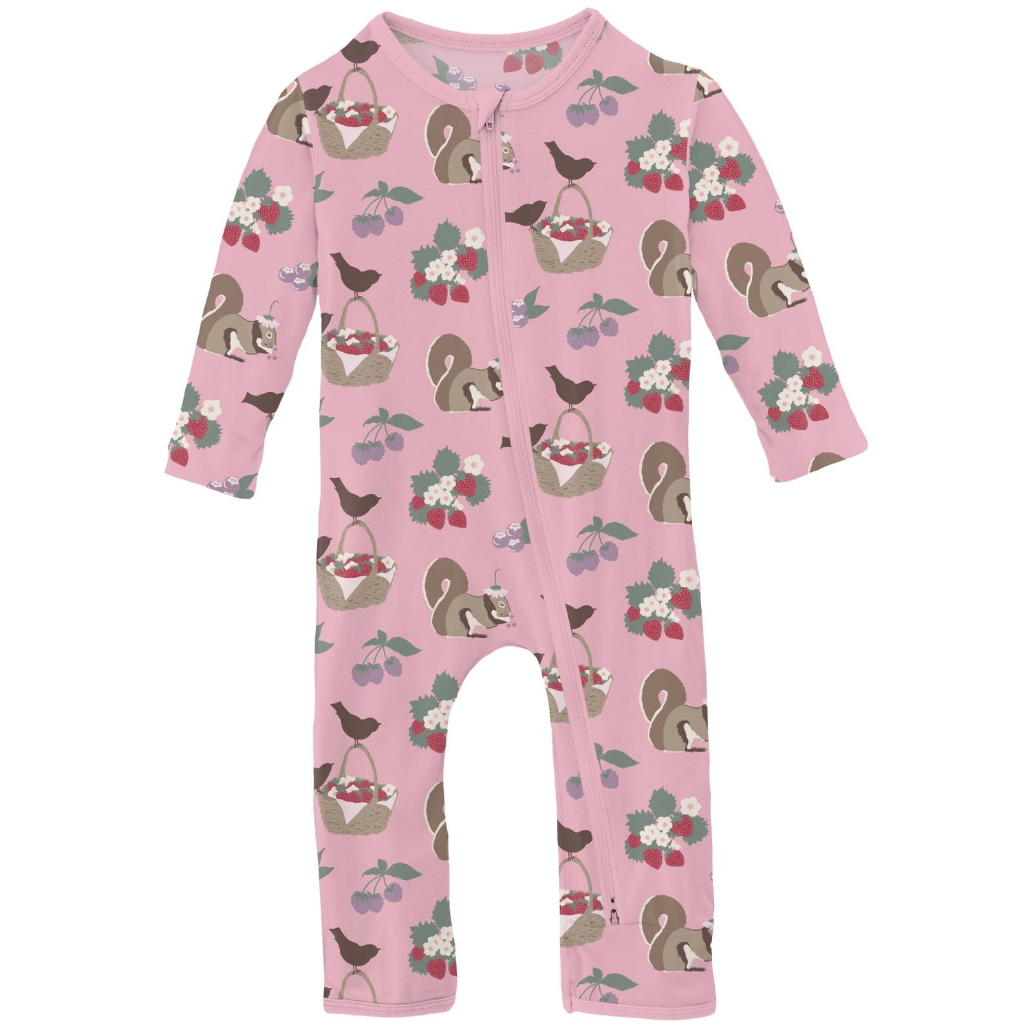 Print Coverall with 2 Way Zipper in Cake Pop Berry Picking (319496)