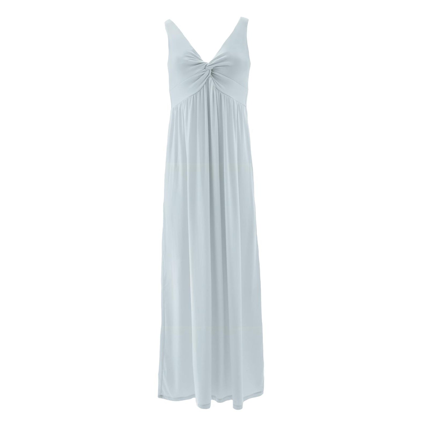 Women's Solid Simple Twist Nightgown in Illusion Blue (154750)