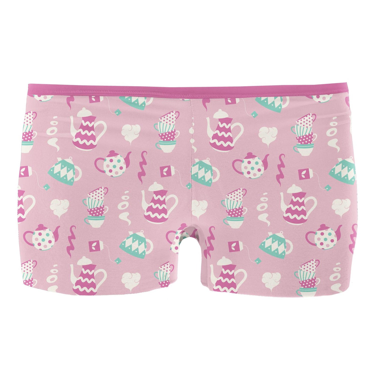 Women's Print Boy Short Underwear in Cake Pop Tea Party