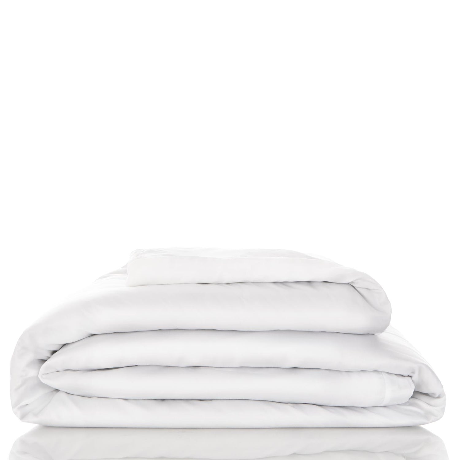 Woven Duvet Cover in White