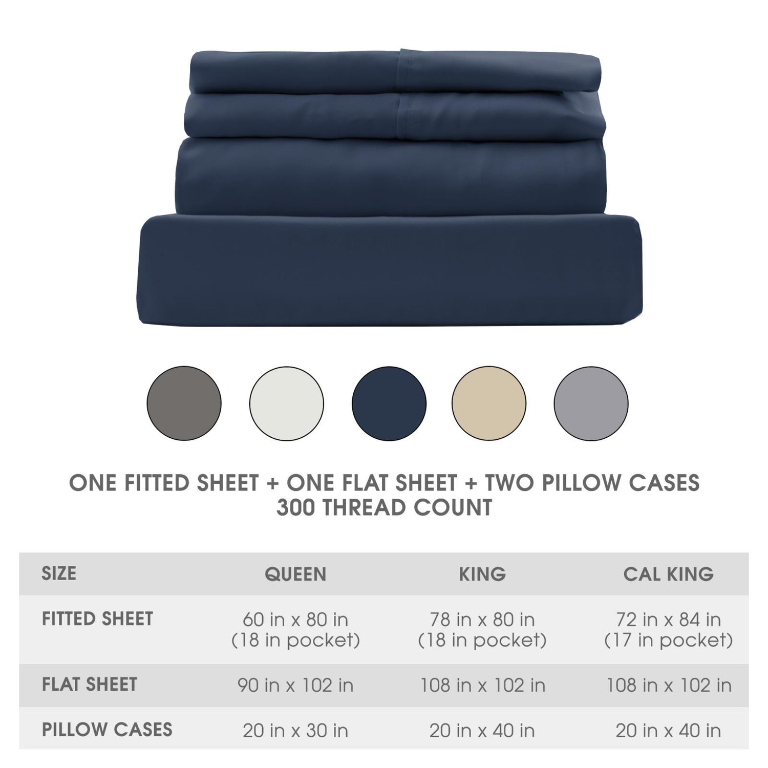 Woven Sheet Set in Suede Blue