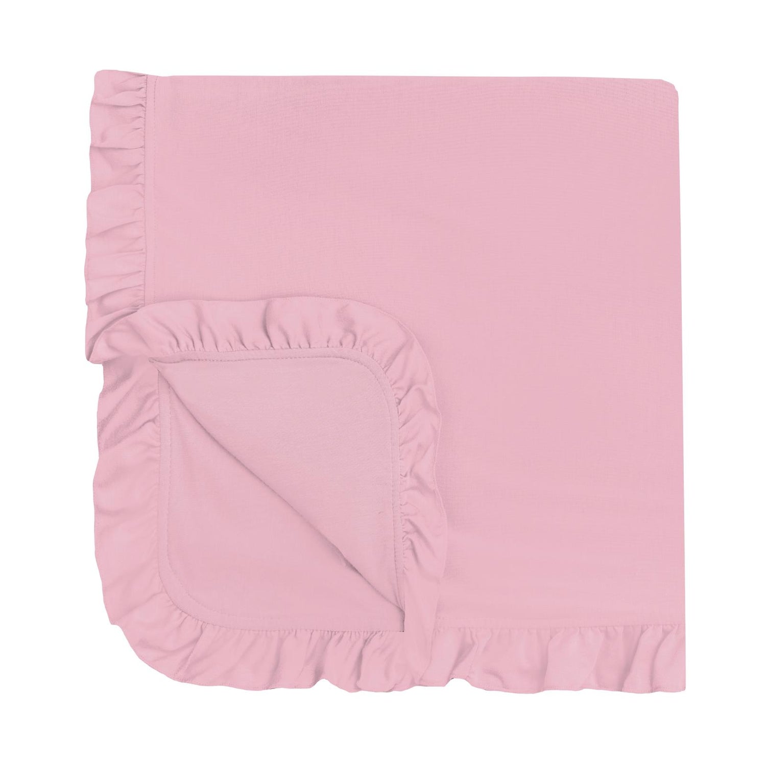 Ruffle Stroller Blanket in Cake Pop